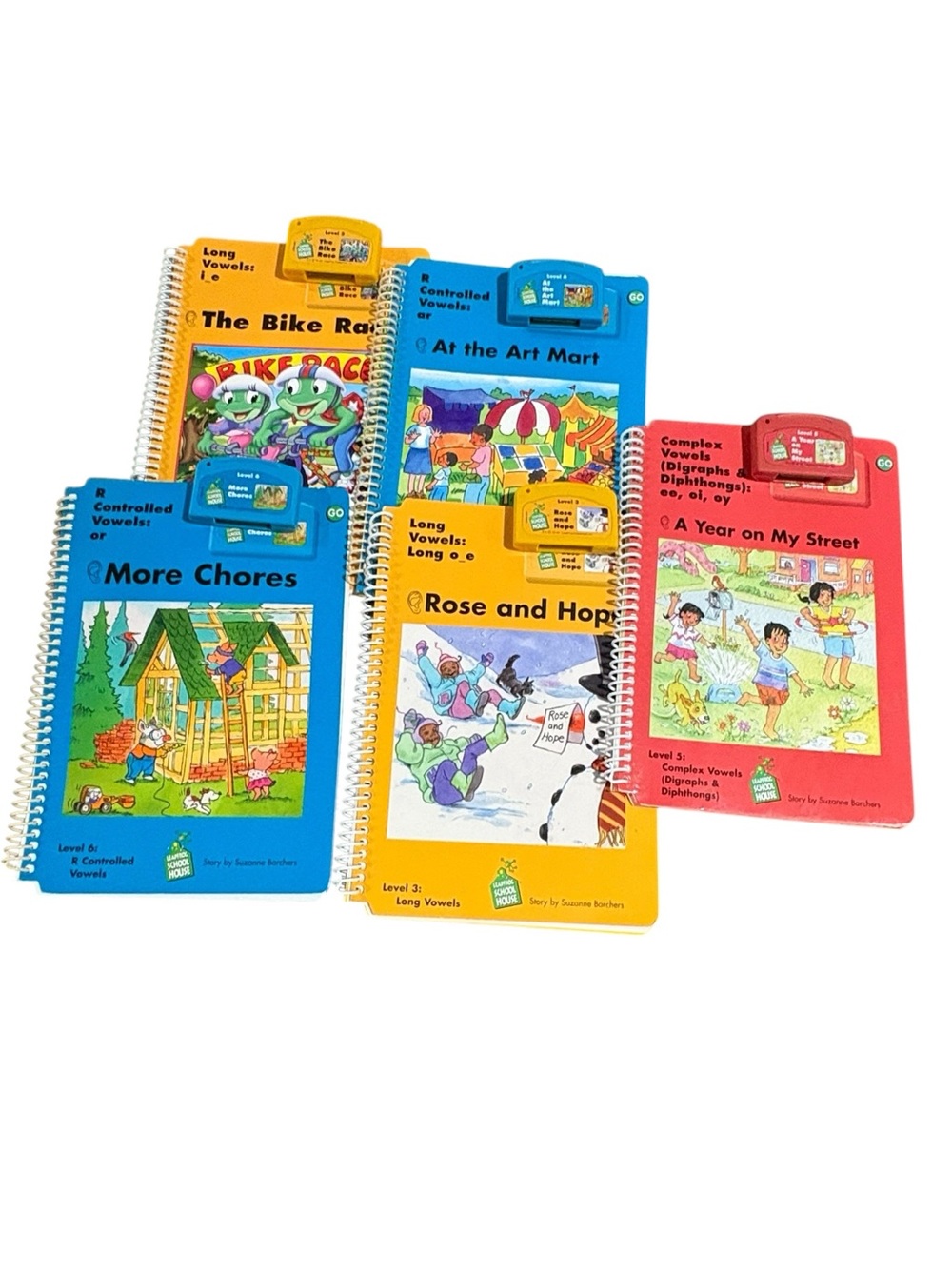 5 Leapfrog LeapPad Learning Books Set